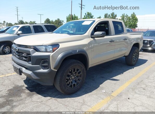 1GCPTEEK2P1262488 2023 CHEVROLET COLORADO Beige Front left
