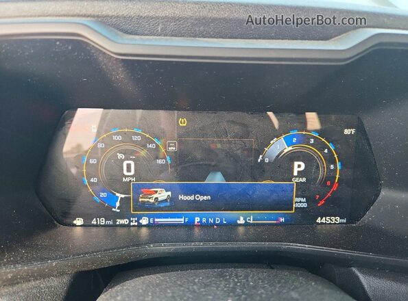 1GCPTEEK2R1188542 2024 CHEVROLET COLORADO Black Instrument cluster view