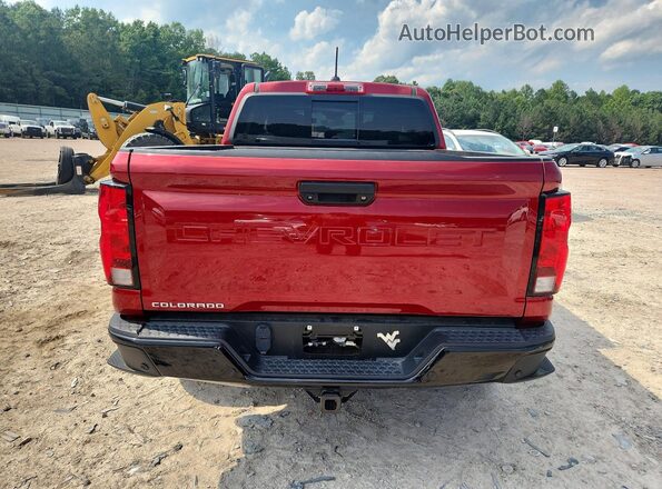 1GCPTEEK3P1129271 2023 CHEVROLET COLORADO Red Вид ззаду