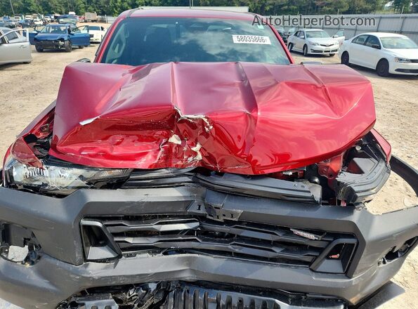 1GCPTEEK3P1129271 2023 CHEVROLET COLORADO Red Вид задньої частини салону