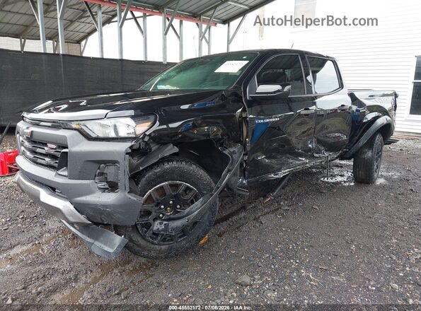 1GCPTEEK3T1104249 2026 CHEVROLET COLORADO Black წინა მარცხენა ხედი სამი მეოთხედიდან