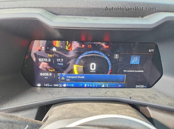 1GCPTEEK4T1105166 2026 CHEVROLET COLORADO Серебряный Вид щитка приборов