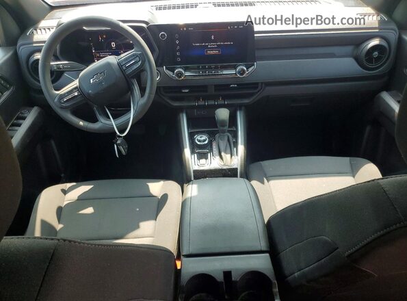 1GCPTEEK5P1173868 2023 CHEVROLET COLORADO Red Dashboard view
