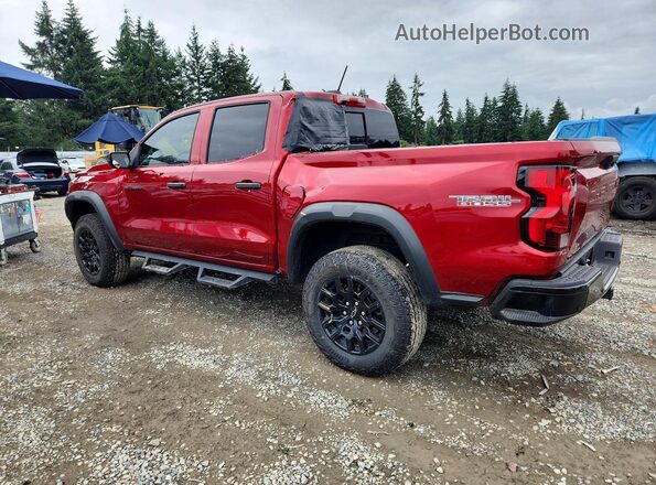 1GCPTEEK6R1285372 2024 CHEVROLET COLORADO Burgundy უკანა მარცხენა
