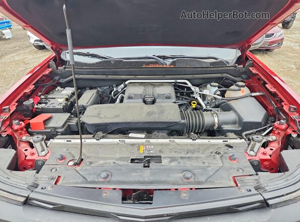 1GCPTEEK6R1285372 2024 CHEVROLET COLORADO Burgundy უკანა სალონის ხედი