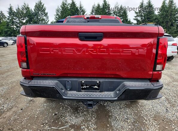 1GCPTEEK6R1285372 2024 CHEVROLET COLORADO Burgundy უკანა ხედი