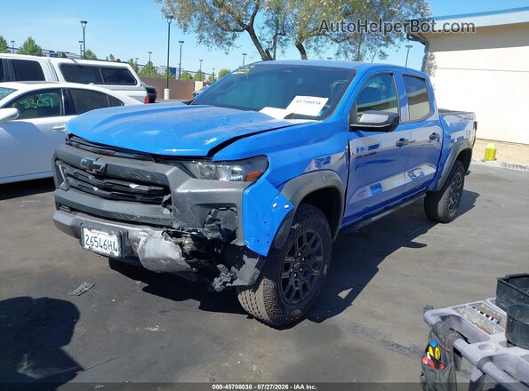 1GCPTEEK6S1187237 2025 CHEVROLET COLORADO Blue Przód lewy
