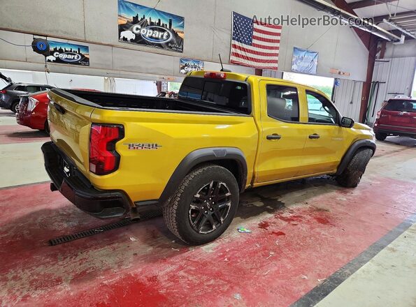 1GCPTEEK7P1160460 2023 CHEVROLET COLORADO Золотой Задняя правая четверть