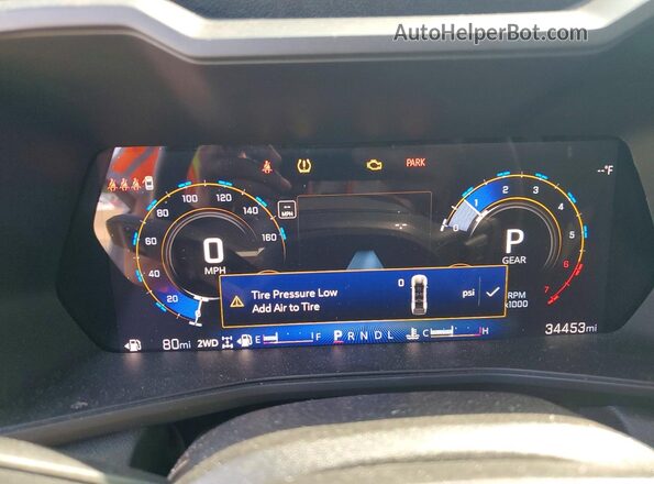 1GCPTEEK7R1139661 2024 CHEVROLET COLORADO Белый Вид щитка приборов
