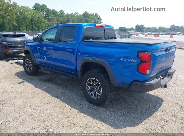 1GCPTFEK8R1233795 2024 CHEVROLET COLORADO Blue Rear left
