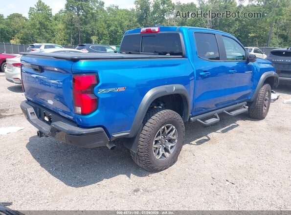 1GCPTFEK8R1233795 2024 CHEVROLET COLORADO Blue Rear right