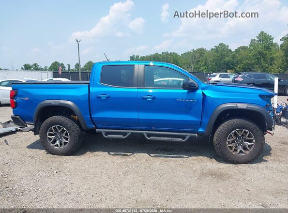 1GCPTFEK8R1233795 2024 CHEVROLET COLORADO Blue 360 interior view