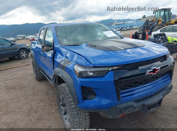 1GCPTFEKXS1207673 2025 CHEVROLET COLORADO Blue Widok z przodu