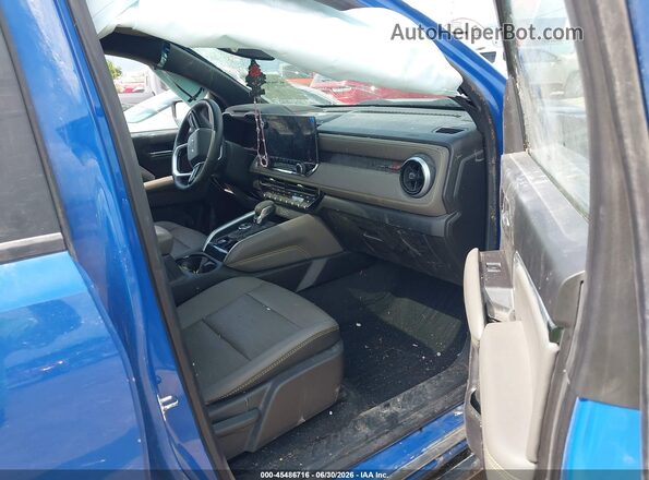 1GCPTFEKXS1207673 2025 CHEVROLET COLORADO Blue Widok wnętrza z przodu