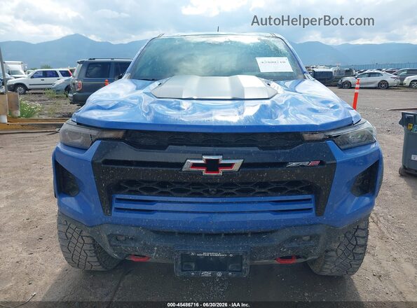 1GCPTFEKXS1207673 2025 CHEVROLET COLORADO Blue Widok zestawu wskaźników