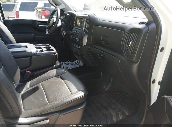 1GCPWAEF5KZ311440 2019 CHEVROLET SILVERADO White Vista interior delantera