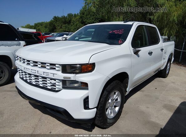 1GCPWAEF5KZ311440 2019 CHEVROLET SILVERADO White Vista tres cuartos delantera izquierda