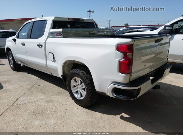 1GCPWAEF5KZ311440 2019 CHEVROLET SILVERADO White Trasero izquierdo