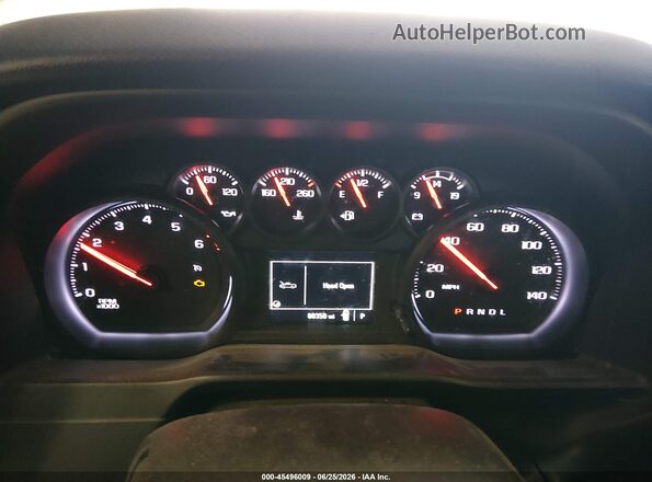 1GCPWAEF7LZ252280 2020 CHEVROLET SILVERADO White Widok tylnych siedzeń