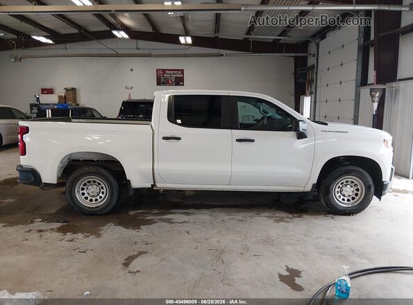 1GCPWAEF7LZ252280 2020 CHEVROLET SILVERADO White Widok wnętrza z tyłu