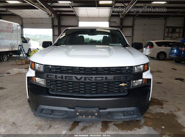 1GCPWAEF7LZ252280 2020 CHEVROLET SILVERADO White Widok zestawu wskaźników