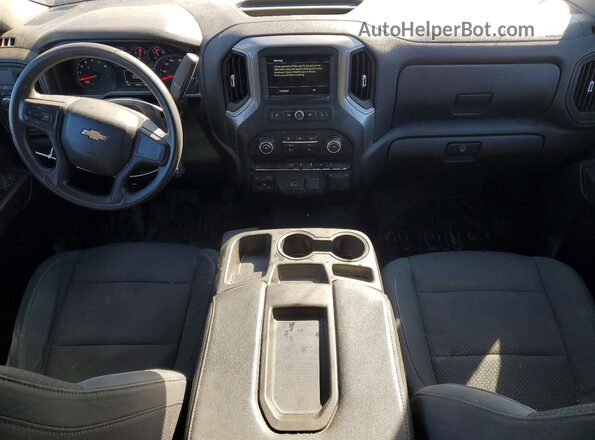 1GCPWAEHXKZ419618 2019 CHEVROLET SILVERADO White Առջևի վահանակի տեսք