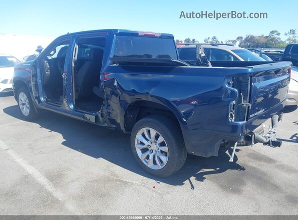 1GCPWBEK3MZ186007 2021 CHEVROLET SILVERADO Blue Հետևի ձախ
