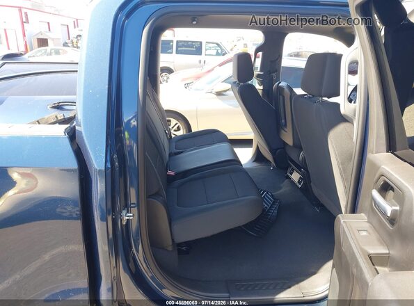1GCPWBEK3MZ186007 2021 CHEVROLET SILVERADO Blue VIN կոդի պիտակի տեսք