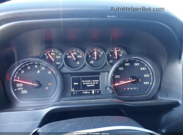 1GCPWBEK3MZ186007 2021 CHEVROLET SILVERADO Blue Հետևի նստատեղերի տեսք