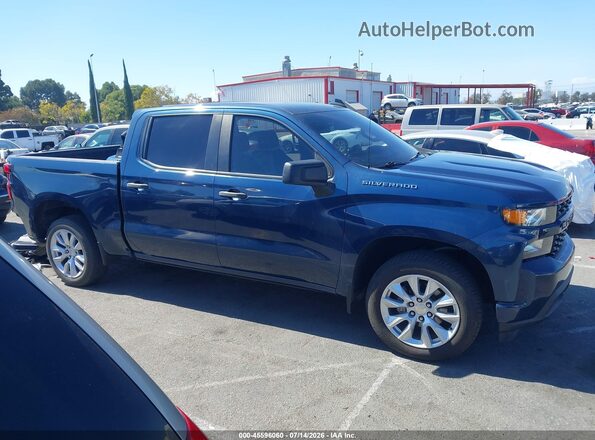 1GCPWBEK3MZ186007 2021 CHEVROLET SILVERADO Blue Սալոնի 360 աստիճան տեսք