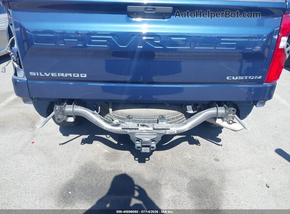 1GCPWBEK3MZ186007 2021 CHEVROLET SILVERADO Blue 