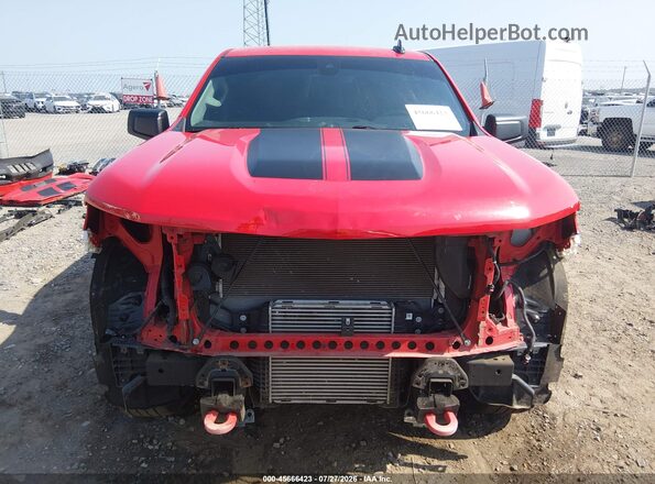 1GCPWBEK6NZ151026 2022 CHEVROLET SILVERADO Red Սալոնի հետևի տեսք