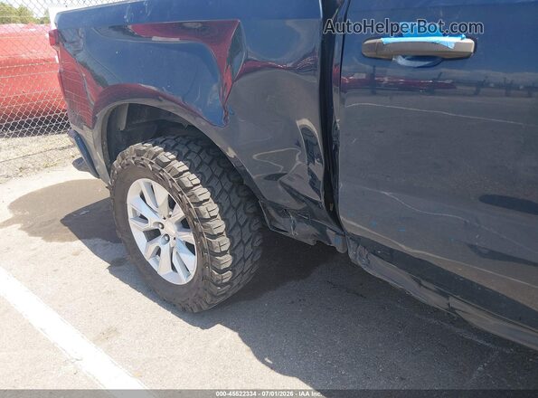 1GCPWBEKXMZ219018 2021 CHEVROLET SILVERADO Blue წინა ხედი