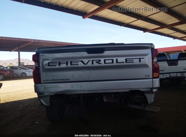 1GCPWCED0MZ396619 2021 CHEVROLET SILVERADO Серебряный Вид спереди