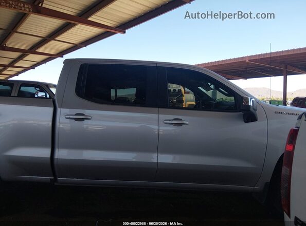 1GCPWCED0MZ396619 2021 CHEVROLET SILVERADO Серебряный Панорамный вид салона 360°