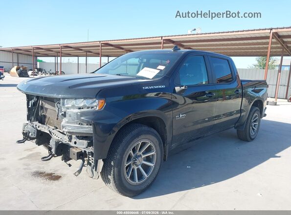 1GCPWCED2KZ114638 2019 CHEVROLET SILVERADO Black Front left
