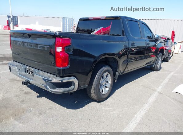 1GCPWCED3MZ392208 2021 CHEVROLET SILVERADO Black უკანა მარჯვენა