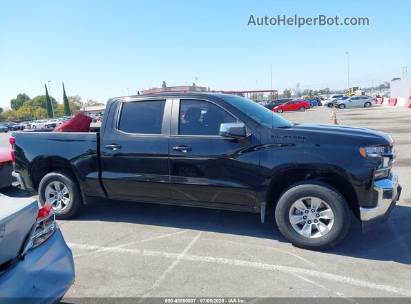 1GCPWCED3MZ392208 2021 CHEVROLET SILVERADO Black უკანა სალონის ხედი