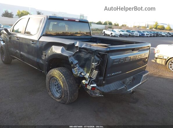 1GCPWCED3NZ150827 2022 CHEVROLET SILVERADO Black Задня ліва чверть