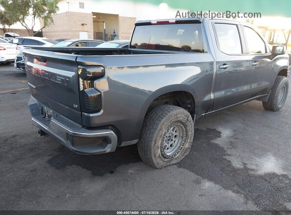 1GCPWCED3NZ150827 2022 CHEVROLET SILVERADO Black Задня права чверть