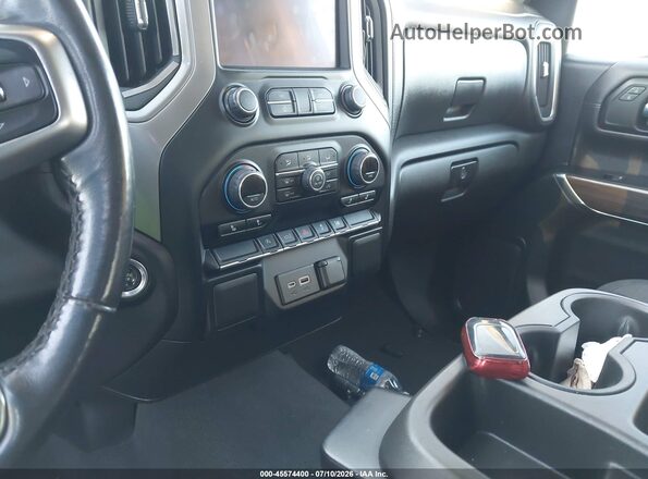 1GCPWCED3NZ150827 2022 CHEVROLET SILVERADO Black Вид панелі приладів