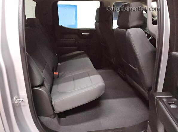1GCPWCED4KZ395888 2019 CHEVROLET SILVERADO Silver Հետևի նստատեղերի տեսք