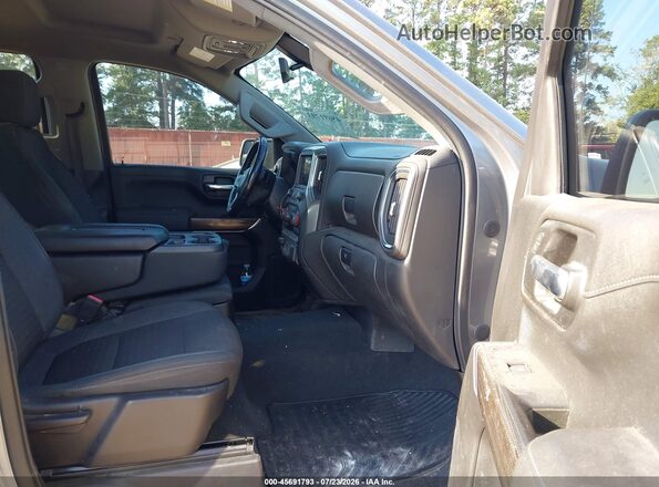 1GCPWCED4MZ105975 2021 CHEVROLET SILVERADO Серый Вид салона спереди