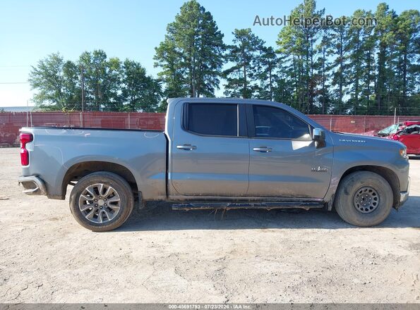 1GCPWCED4MZ105975 2021 CHEVROLET SILVERADO Серый Панорамный вид салона 360°