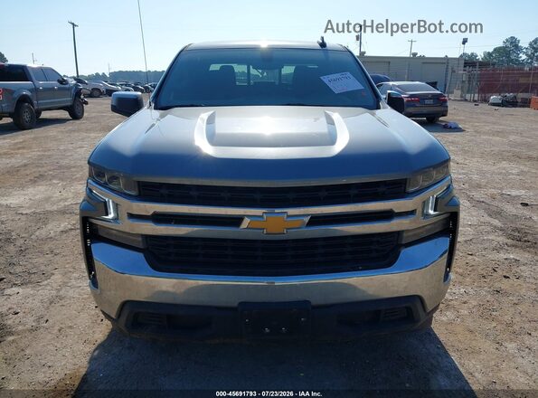 1GCPWCED4MZ105975 2021 CHEVROLET SILVERADO Серый Вид задней части салона