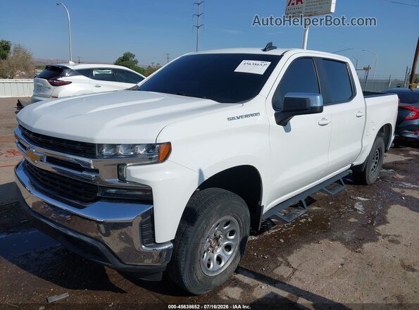 1GCPWCED4MZ414863 2021 CHEVROLET SILVERADO White Передня ліва чверть