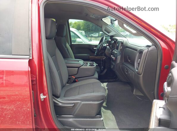 1GCPWCED8KZ127913 2019 CHEVROLET SILVERADO Red წინა სალონის ხედი