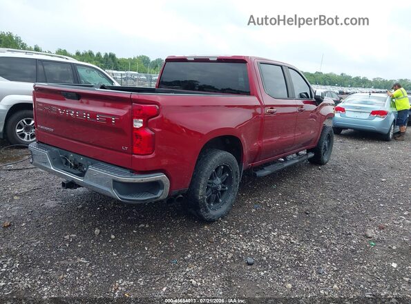 1GCPWCED8KZ127913 2019 CHEVROLET SILVERADO Red უკანა მარჯვენა