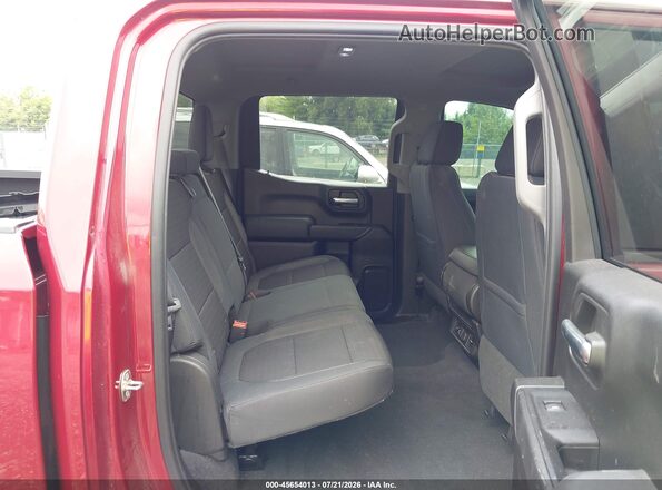 1GCPWCED8KZ127913 2019 CHEVROLET SILVERADO Red VIN კოდის სტიკერის ხედი