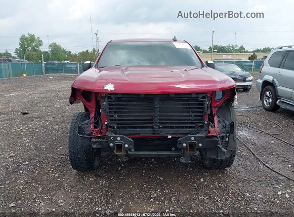 1GCPWCED8KZ127913 2019 CHEVROLET SILVERADO Red წინა ხედი